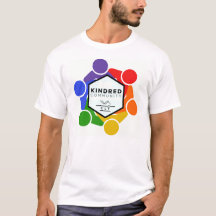 "EMBRACE ALL" ベーシック メンズ Tシャツ