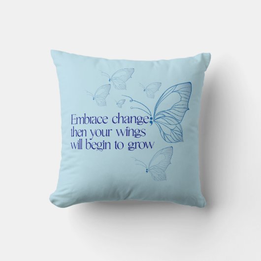 Embrace Change クッション (正面)