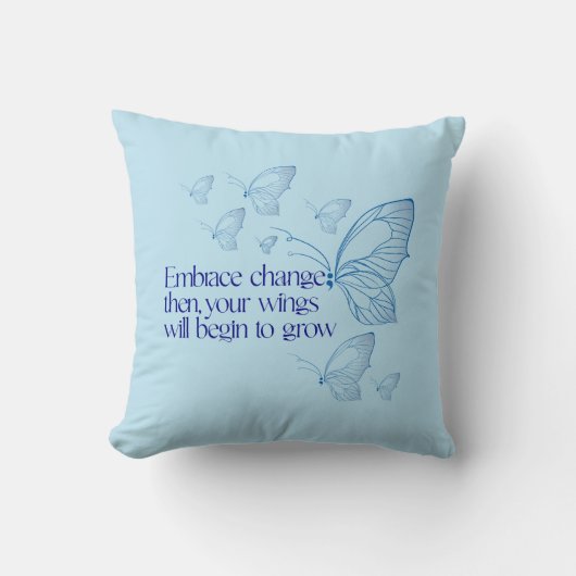 Embrace Change クッション (正面)