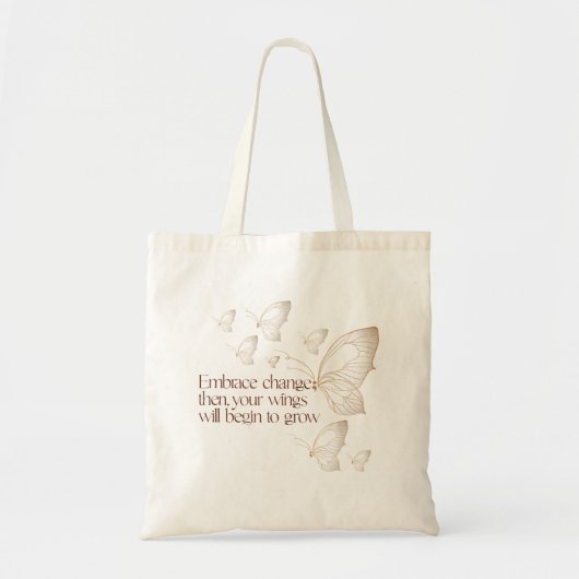 Embrace Change  トートバッグ (正面)