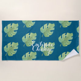 Embrace Change ビーチタオル