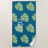 Embrace Change ビーチタオル (正面)