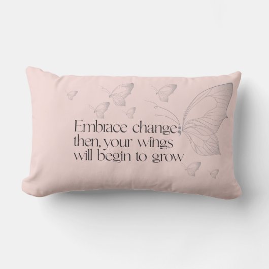 Embrace Change Lumbar Pillow ランバークッション (正面)