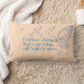 Embrace Change Lumbar Pillow ランバークッション (ブランケット)