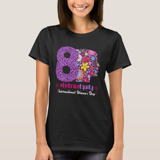 Embrace Equity International Women s Day 2023  2 Tシャツ (正面)