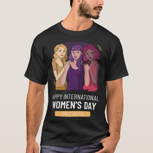 Embrace Equity International Women s Day Strong To Tシャツ (正面)