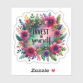 Embrace Growth With Floral Art シール (シート)