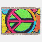Embrace Inner Peace & Joy スローブランケット (正面)