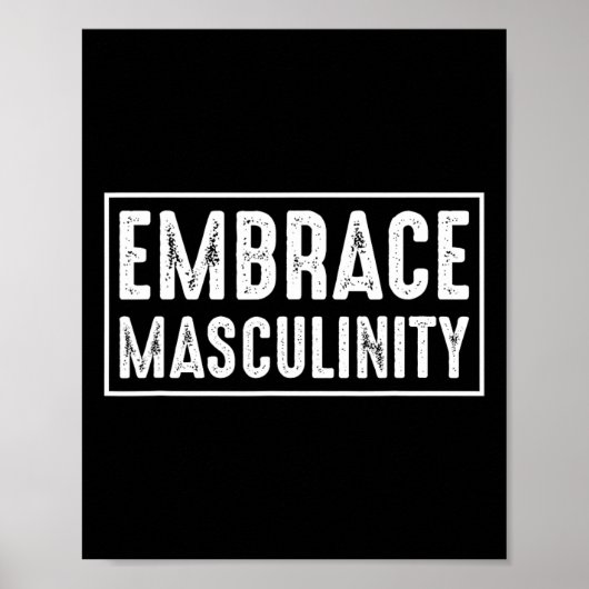 Embrace Masculinity Men Gym ポスター (正面)