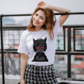 Embrace Mystique:ゴシックアニメ融合 Tシャツ