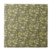 Embrace Nature with Elegant Floral Patterns タイル (正面)