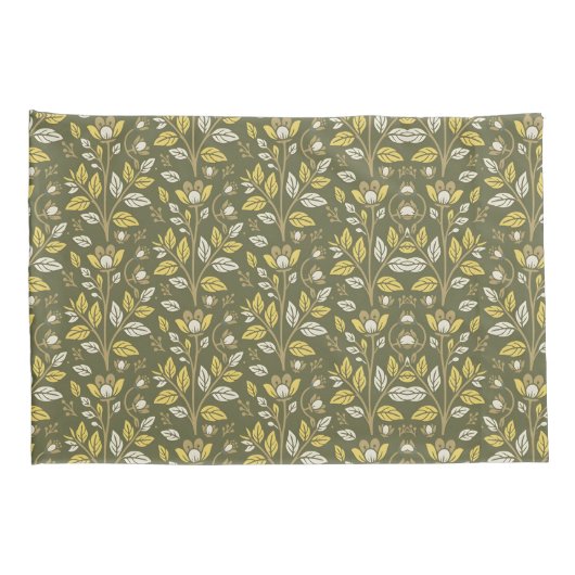 Embrace Nature with Elegant Floral Patterns 枕カバー (裏面-右)