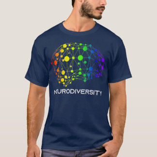 Embrace Neurodiversity Autism ADHD ASD Brain Srews Tシャツ