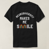 Embrace Neurodiversity Brain ADHD Autism Awareness Tシャツ (デザイン正面)