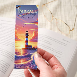 Embrace The Journey Motivational Bookmark