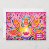 Embrace the Joy: A Diwali Celebration card 招待状 (正面)