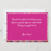 Embrace the Joy: A Diwali Celebration card 招待状 (裏面)