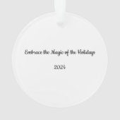 Embrace the Magic オーナメント (裏面)