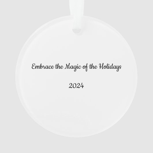 Embrace the Magic オーナメント (裏面)