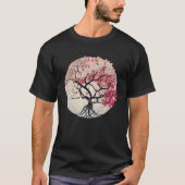 Embrace the Magic of Nature with this Cherry Bloss Tシャツ (正面)