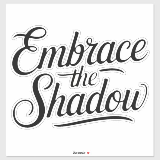 embrace the shadow シール (シート)
