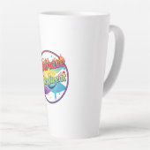 Embrace the Sweat - Grit & Grind Workout Tee カフェラテマグ (右アングル)