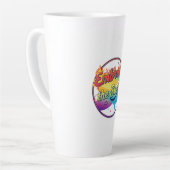 Embrace the Sweat - Grit & Grind Workout Tee カフェラテマグ (左アングル)