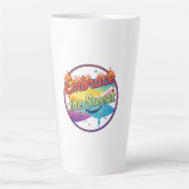 Embrace the Sweat - Grit & Grind Workout Tee カフェラテマグ (正面)