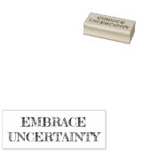 Embrace Uncertainty ラバースタンプ (押印)