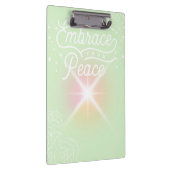 "Embrace you Peace" school/office clipboard  クリップボード (右)