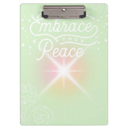 "Embrace you Peace" school/office clipboard  クリップボード