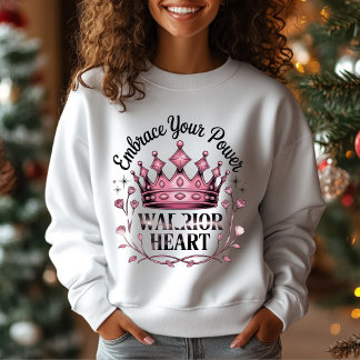 Embrace Your Power Warrior Heart T-ShirT-Shirt トライブレンドＴシャツ