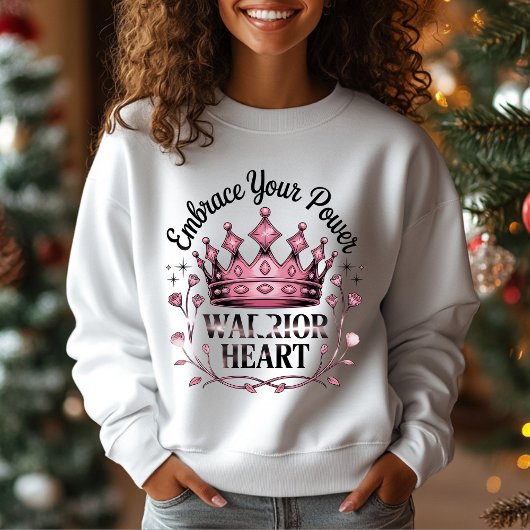 Embrace Your Power Warrior Heart T-ShirT-Shirt トライブレンドＴシャツ