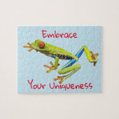 Embrace Your Uniqueness Frog ジグソーパズル (横)
