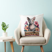 Embrace Your Uniqueness Sphynx クッション (椅子)