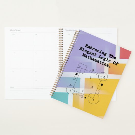 Embracing Elegant Math Logic | Beauty of Numbers プランナー手帳 (ディスプレー)