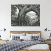 Embracing Risk Tree キャンバスプリント (インサイチュ (寝室))