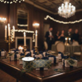 Embroidered Art Deco Pattern  サテンリボン