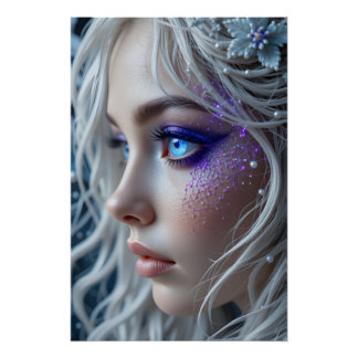 Embroidered Celestial Portrait ポスター