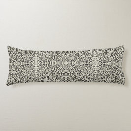 Embroidered Effect Dalmatian Fur Print ボディピロー