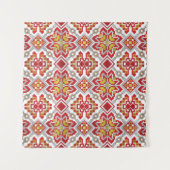 Embroidered handmade cross-stitch ethnic Ukraine p タペストリー (正面(横))