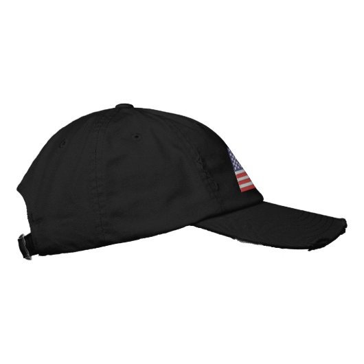 Embroidered Hat American Flag 刺繍入りキャップ (右)