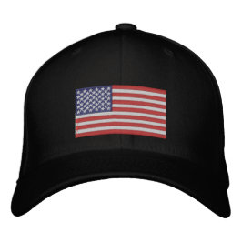 Embroidered Hat American Flag 刺繍入りキャップ