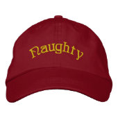 Embroidered Hat - Personalized Naughty Christmas 刺繍入りキャップ (正面)
