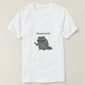 Embroidered I Require Snacks funny cozy Tシャツ (デザイン正面)