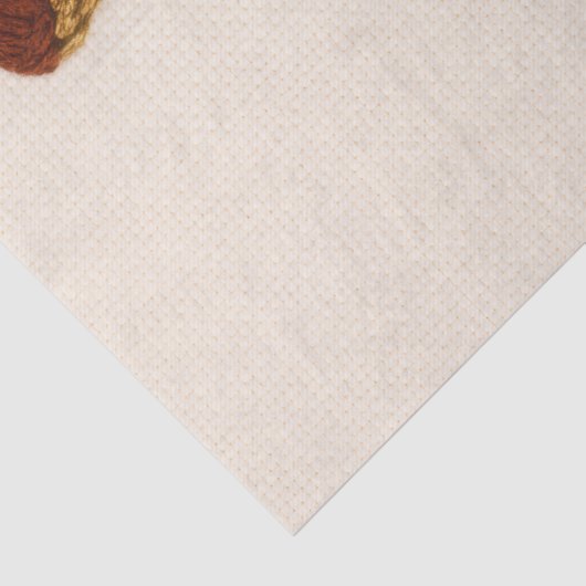 Embroidered Look Christmas Nutcracker 薄葉紙 (詳細)