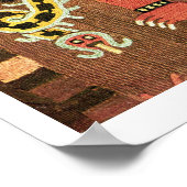 Embroidered mythological figure, Paracas Necropoli ポスター (角)