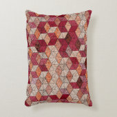 Embroidered patchwork seamless pattern. Bohemian.  アクセントクッション (正面(垂直))