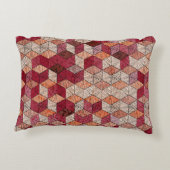 Embroidered patchwork seamless pattern. Bohemian.  アクセントクッション (裏面)