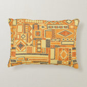 Embroidered seamless patchwork pattern. Bohemian o アクセントクッション (裏面)